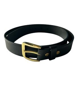 Beverly Hills Polo Club Black Belt with Gold Buckle